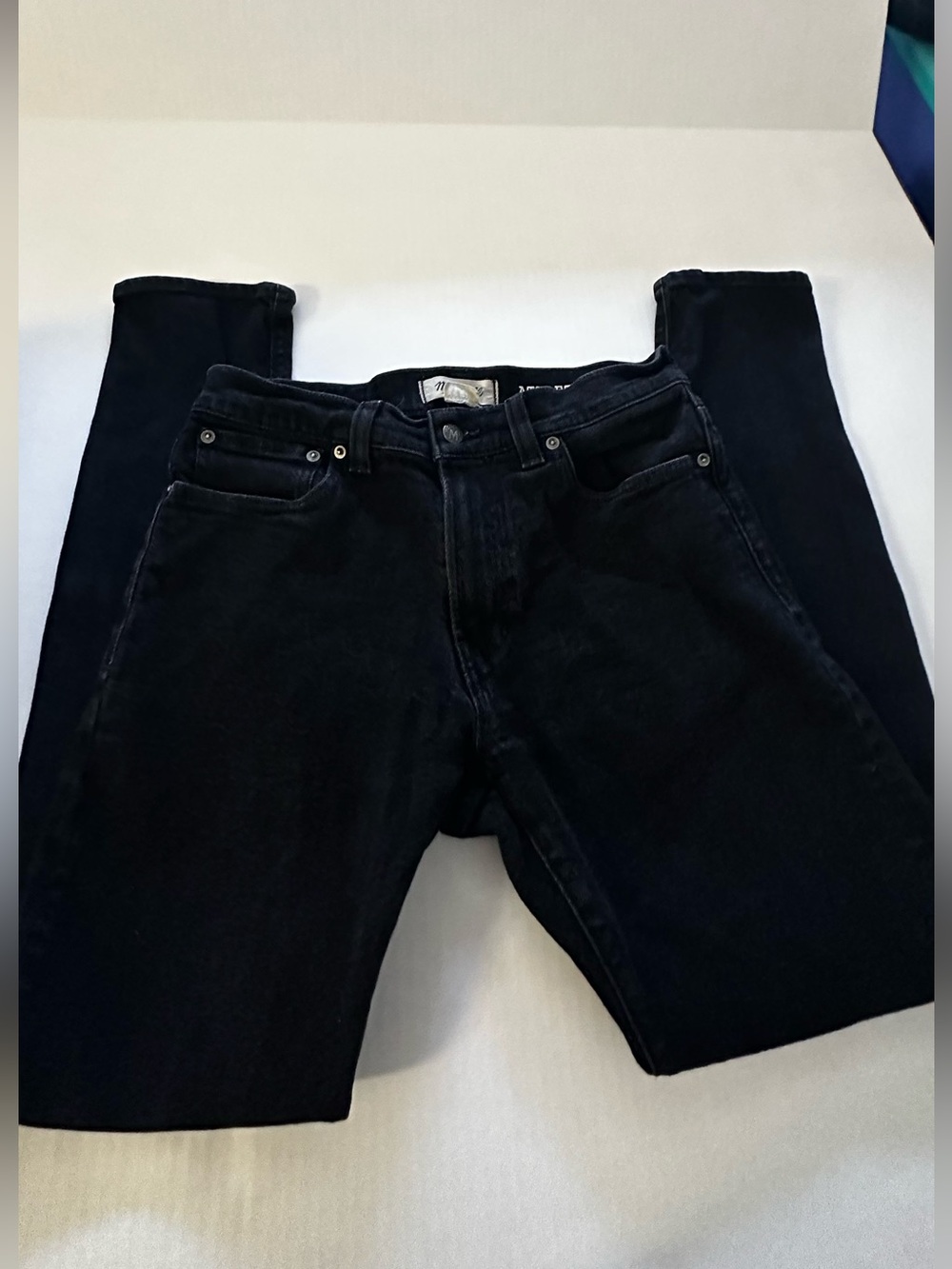 Madewell Men's Slim Jeans in Deep Black Denim